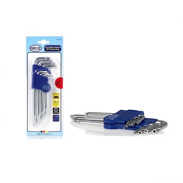Alca TX-TR imbuszový kľúčový set (s otvormi) – 9-dielna sada – 446100