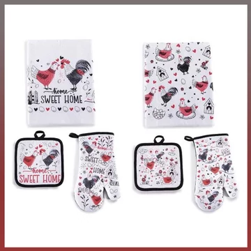Sweet Home kuchynská chňapka a podložka 45-02-46