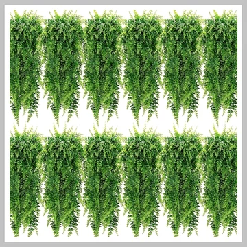 12 ks umelý papraďový krík, UV-odolný QX1466688