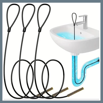 Súprava 3 ks extra dlhých háčikov na čistenie odtokov YD72758