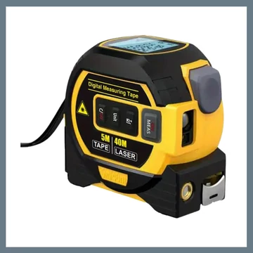 MIGPRC 40 m laserový diaľkomer a 5 m oceľový merací pás YQ05674-40