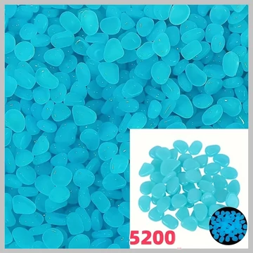 5200 kusov svietiacich dekoračných kamienkov – UV modré JQ1412517-4