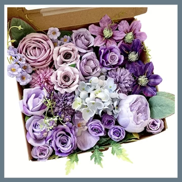 Umelá kytica – odtiene fialovej DT709856