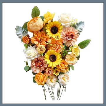 Umelá kytica – odtiene žltej MP42647