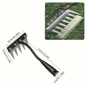 Silná záhradná kyprička z mangánovej ocele s 5 hrotmi AE1403517