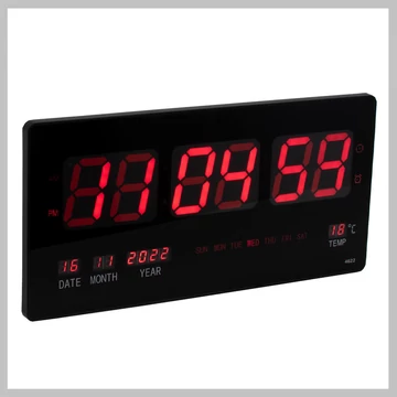 Digitálne hodiny s veľkým displejom, kalendárom a teplomerom DH4622