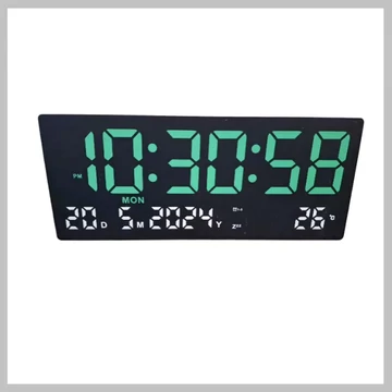 Digitálne LED nástenné hodiny s kalendárom JH3609