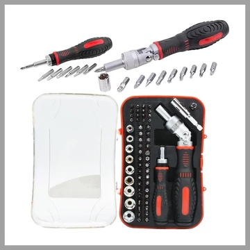 61-dijelni set bit nastavaka s čegrtaljkom i ključem TZ-61