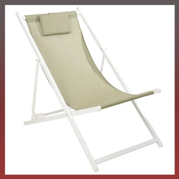 Lehátko bielo-zelené 79079.9-H
