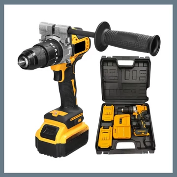 THO Akumulátorová príklepová vŕtačka, 2× 128Vf batérie M-9014
