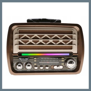 Retro štýlové prenosné rádio RX-076D
