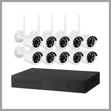 8-kanálový bezpečnostný kamerový systém HD, 4K, bezdrôtový WIFI-8