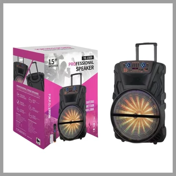 Prenosný reproduktor Bluetooth - 1800 W YE-1509
