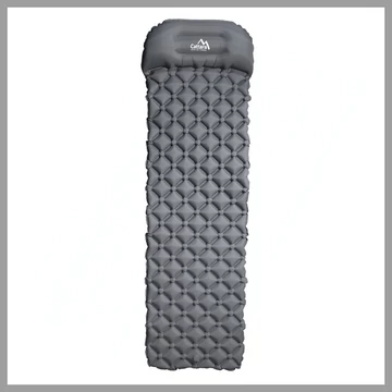 Nafukovacia karimatka CRYSTAL 195x58x5 cm sivá 13330