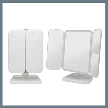 LED kozmetické zrkadlo – zväčšenie, podsvietenie, dotykové ovládanie, USB TVJ-103