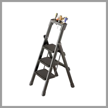 3-stupňový skladací rebrík s oceľovou konštrukciou LH1143365
