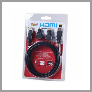 3 v 1 HDTV káblová súprava – 1,5 m (HDTV3-1)