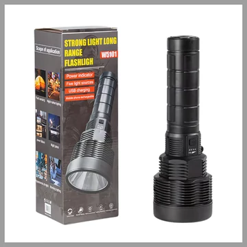 Výkonné LED vreckové svietidlo s dlhým dosahom W5101