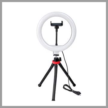 LED kruhové svetlo so statívom a Bluetooth diaľkovým ovládačom XD-30