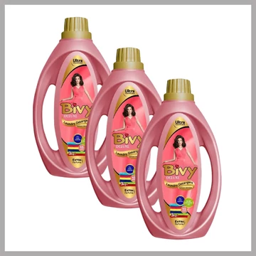 3×3 liter Bivy Deluxe tekutý prací prostriedok – ružový – BIVY3