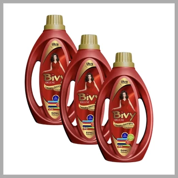 3×3 liter Bivy Deluxe tekutý prací prostriedok – červený – BIVY5
