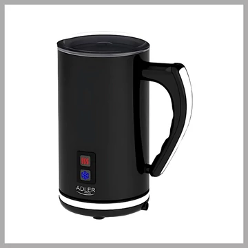 Adler Penovač a ohrievač mlieka, 500W, čierny AD4478