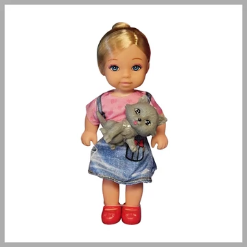 Bábika so zvieratkom – 11,5 cm 047676