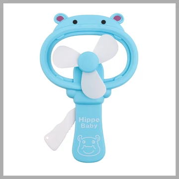 Ručný ventilátor v tvare hrocha, 18 cm 047889