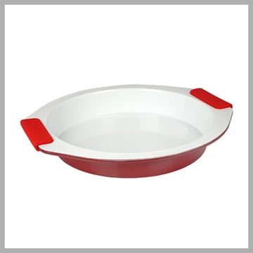 Keramický tanier s odnímateľnými silikónovými úchytkami, 17 cm PH-15380