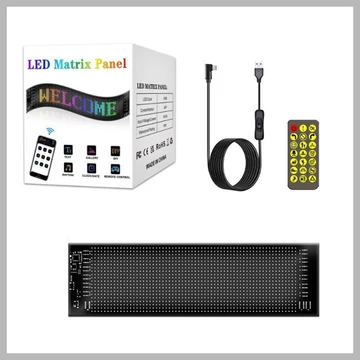 LED Matrix panel – extra dlhý RGB displej KE25-197