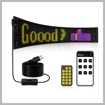 LED Matrix panel – farebný displej s diaľkovým ovládaním – KE25-199