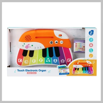 Detské piano s melódiovými kartičkami 25 x 15 cm 041270