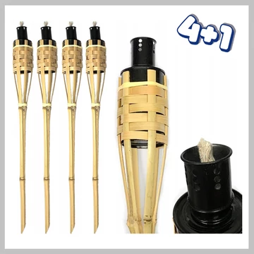 HAPPY GREEN Bambusová pochodeň 60 cm – akcia 4+1 5020200AK