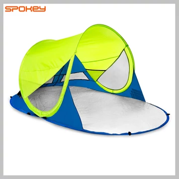 Spokey STRATUS plážový stan modro-zelený 190 × 120 × 90 cm – 926783