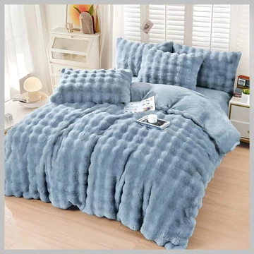 Cocolino Rabbit súprava posteľnej bielizne – modrá – CS4M06