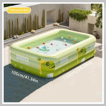 Nafukovací detský bazén s motívom dinosaurov – 105 x 150 cm (AU2094412)