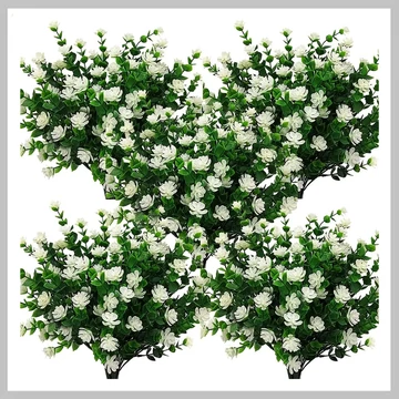 8-balenie farebných umelých kvetov – biele RY2886290-2