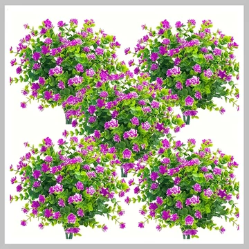 8-balenie farebných umelých kvetov – ružové RY2886290