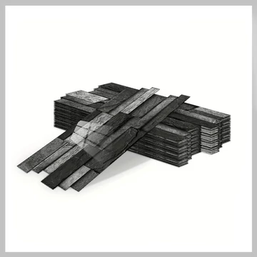 24 ks samolepiacich PVC obkladov – tmavosivý 3D mramorový vzor – YJ1163131-2