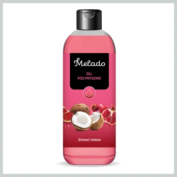 MELADO – Sprchový gél s vôňou granátového jablka a kokosu, 500 ml