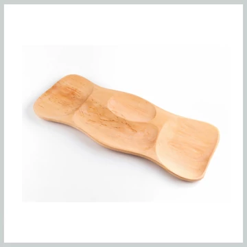 Drevený podnos so 4 priehradkami 114762