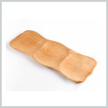 Drevený podnos s 3 priehradkami 147555