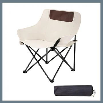 Skladacia turistická, kempingová a rybárska stolička s vreckom KRT11K