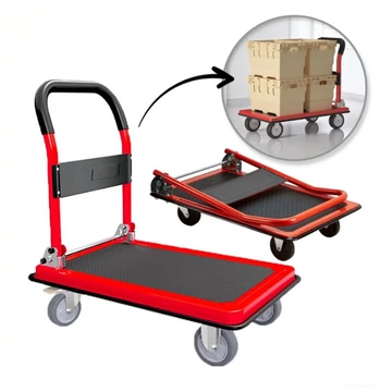 Prepravný vozík, manuálne skladanie, kovový – 88 × 58 cm (AT01)