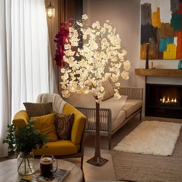 LED čerešňový stromček – 180 cm, teplá biela (DY1826989)