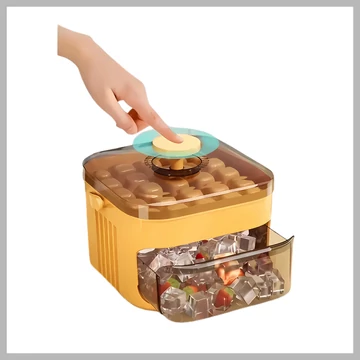 Prenosná tvorítka ľadu – 50 kociek – oranžová TX2397291-5