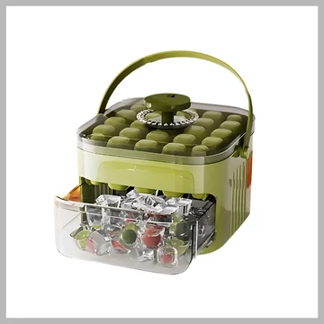 Prenosná tvorítka ľadu – 50 kociek – zelená TX2397291-6