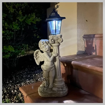 SAIKOGIT 50 cm solárna socha anjela – Ľavostranné prevedenie RK291903-B