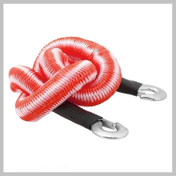 Elastické ťažné lano s karabínou, nosnosť 3000 kg – 01235