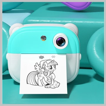 Detský digitálny fotoaparát s tlačiarňou – modrý
Kód produktu: holm8625